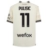 AC Milan Christian Pulisic 11 Fjerde 23-24 Hvit - Herre Fotballdrakt